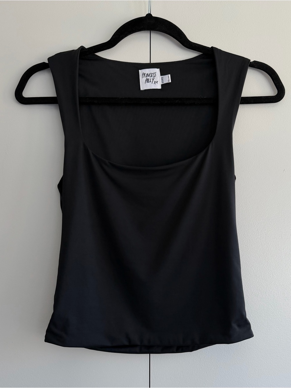 Princess Polly Back in Time Tank Top in Black - Size 4 - Picture 5 of 13